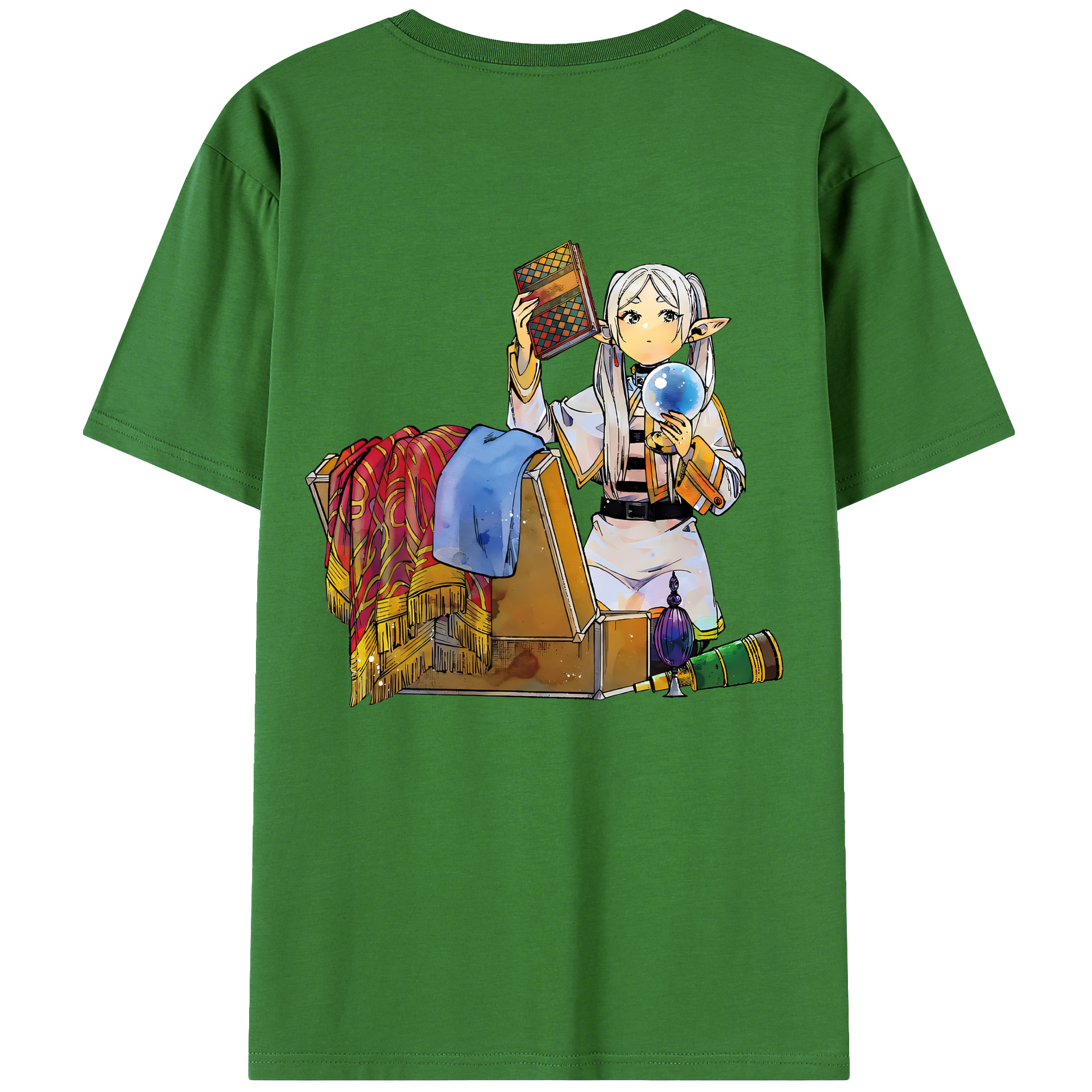 （画像用） 葬送のフリーレン Frieren レディース半袖Tシャツ(バックプリント)